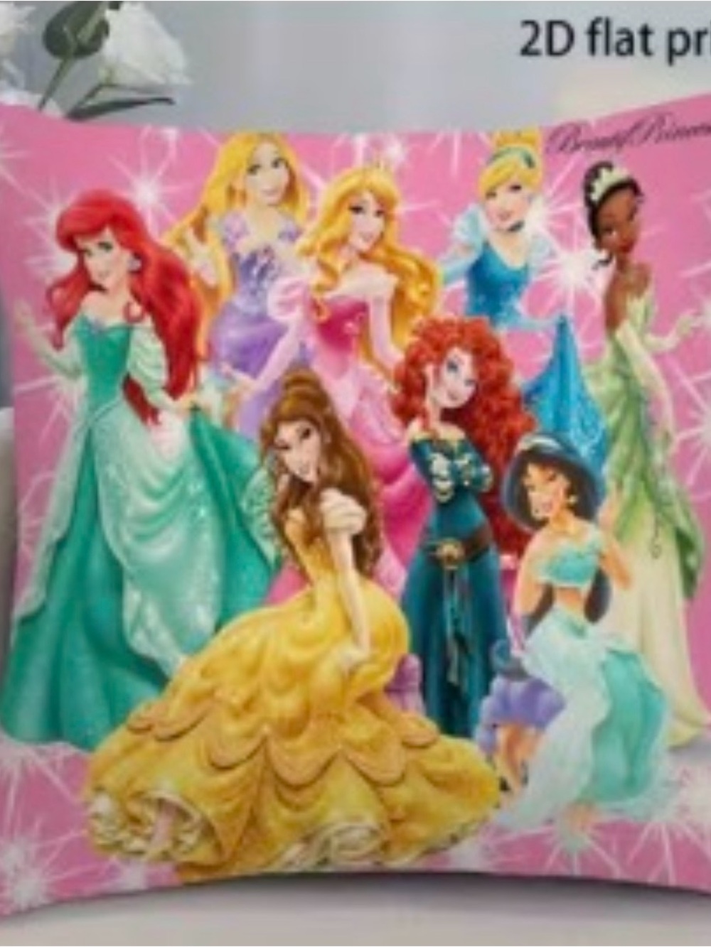 Disney Princess Set of 2 Pillow cases